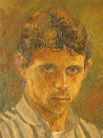 Autoretrato de Rafael Torres Oil Canvas Portrait