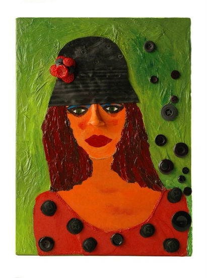 MULHERES DA VIDA Mixed media Textile Figure Painting