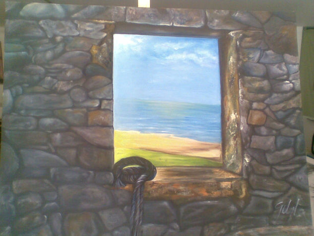 HAY... LUZ Oil Canvas Landscaping