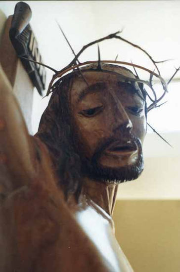 CRISTO CRUCIFICADO rostro Madera Figurativa