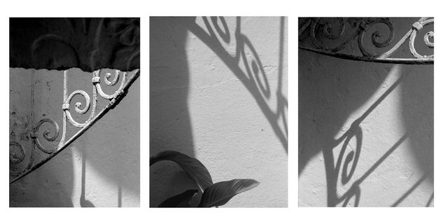 Equilibrio bajo la sombra (Tríptico) Otras temáticas Blanco y Negro (Digital)