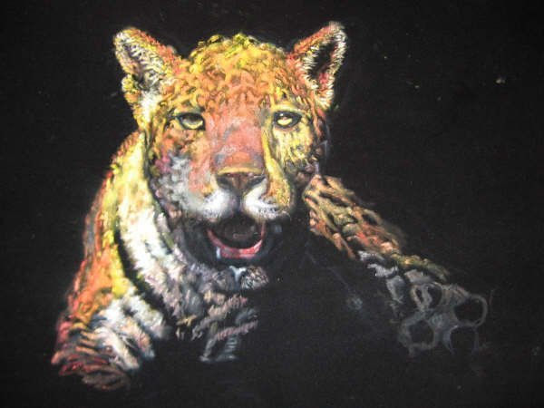 felino Oil Textile Animals