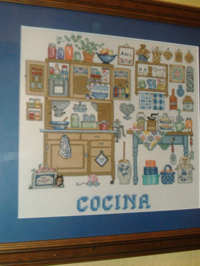 Cocina en miniatura Bordados Textil