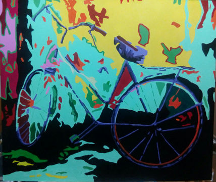 Bicicleta color