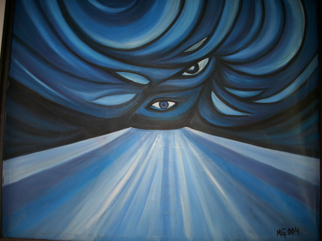 the eye Oil Canvas Others