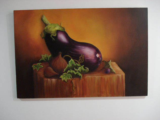 BERENJENA Oil Canvas Still Life Paintings