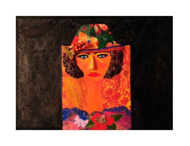 MULHERES DA VIDA Mixed media Textile Figure Painting