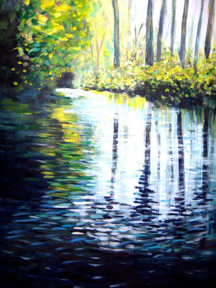 Reflejos en el rio