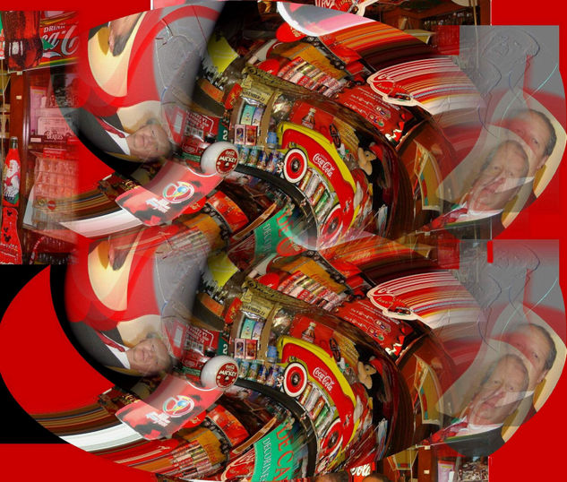 "El coleccionista de Coca-cola-Gabriel Romero" Conceptual/Abstract Color (Digital)