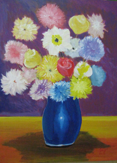 flores Oil Canvas Landscaping