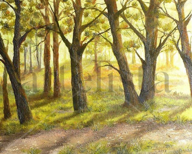 BOSQUE NUEVA ATLANTIS Oil Canvas Landscaping