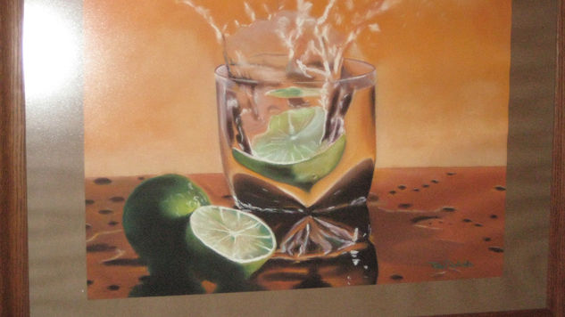 Vaso Pastel Paper Still Life Paintings