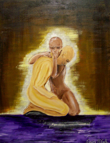 Ausencia de Cotidianeidad Acrylic Panel Figure Painting