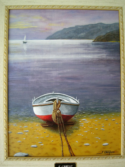 la barca Oil Canvas Landscaping