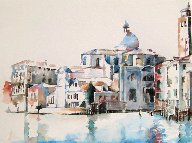 San Geremia II, Amapola Herrera Watercolour Paper Landscaping