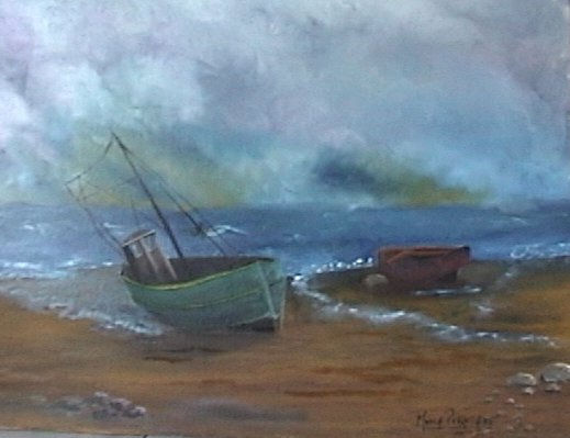 TORMENTA MARINA Oil Canvas Marine Painting