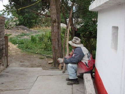 Esperando en la...