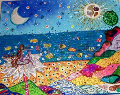 " la luna refleja...