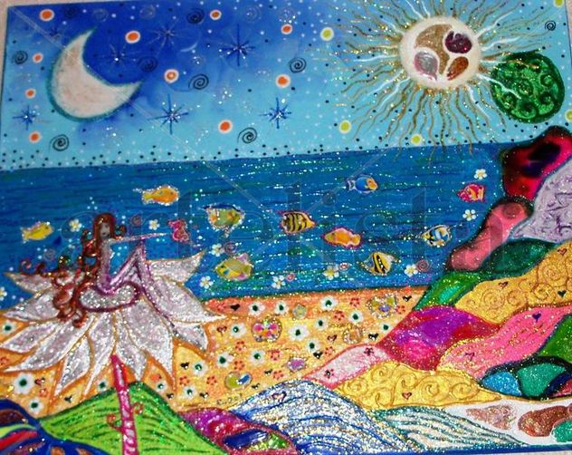 " LA LUNA REFLEJA LA DESNUDEZ DEL CIELO "