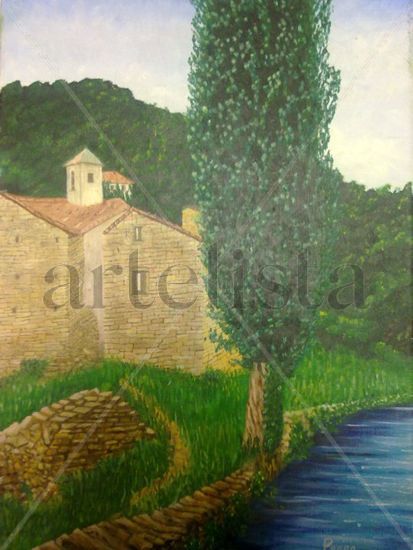 Paisaje con río. 