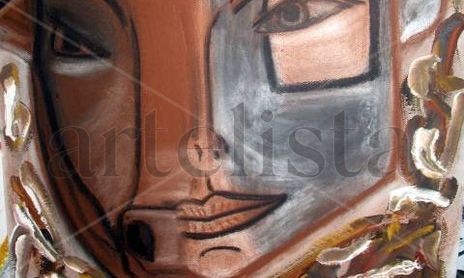 Textura Mixta Peinture à L'eau et Acrylique