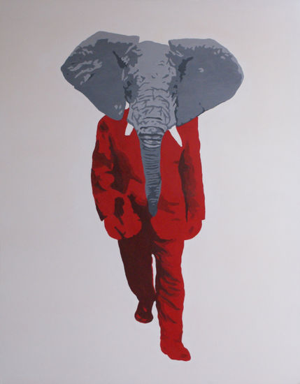 Elefante Oil Canvas Others