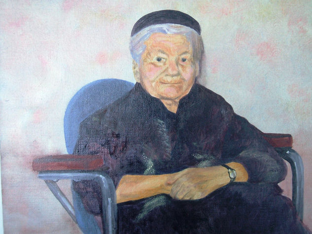 Irena Sedler Oil Canvas Portrait