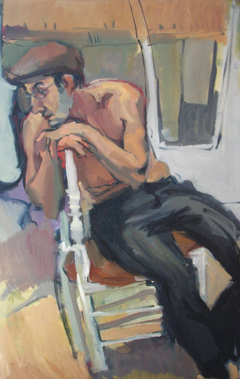 Valerio Oil Canvas Figure Painting