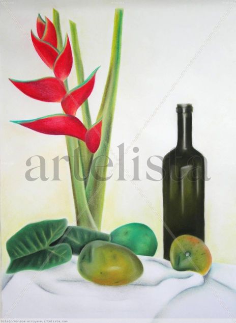 Heliconia y mangos