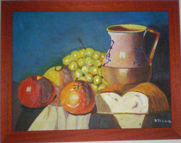 Racimo,junto al tomate que malo el pomelo y me harto de vino de la jarra