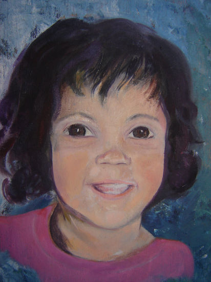 RETRATO Oil Canvas Portrait