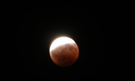 Eclipse de luna y conjunciones