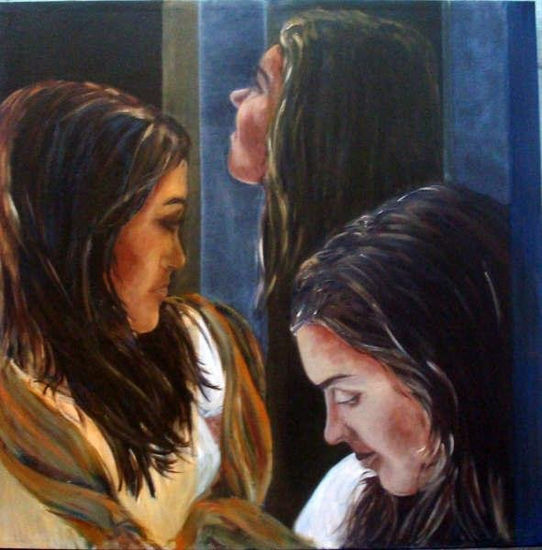 ILUSIONES I Oil Canvas Portrait