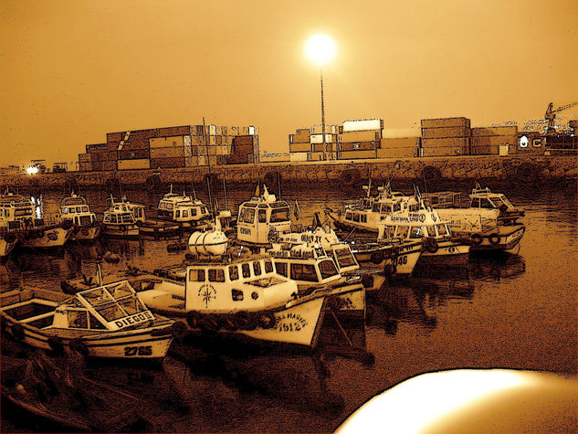 Muelle de Valparaiso - Vision Nocturna 