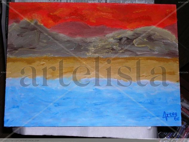 paisaje Oil Panel Landscaping