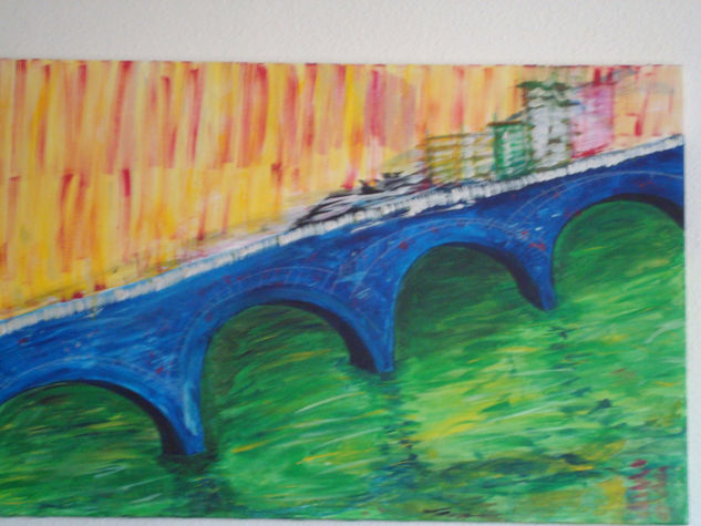 Ponte Rio Acrylic Canvas Landscaping