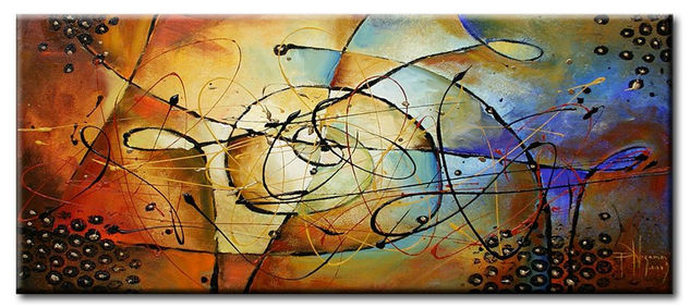 abstracto 7 Oil Canvas Landscaping