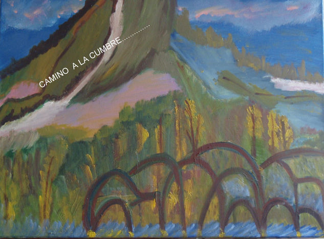 subiendo Oil Canvas Landscaping