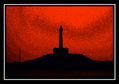 faro en la noche