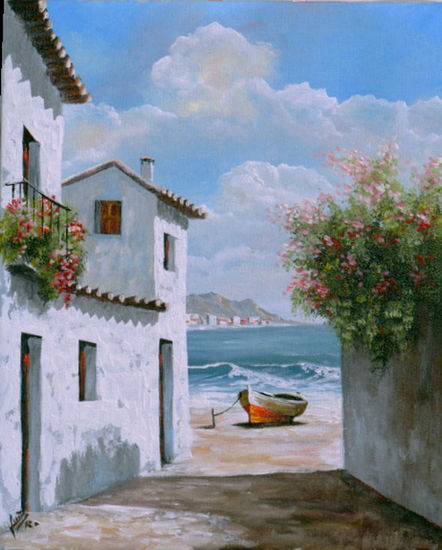 Puerta del Mar Acrylic Canvas