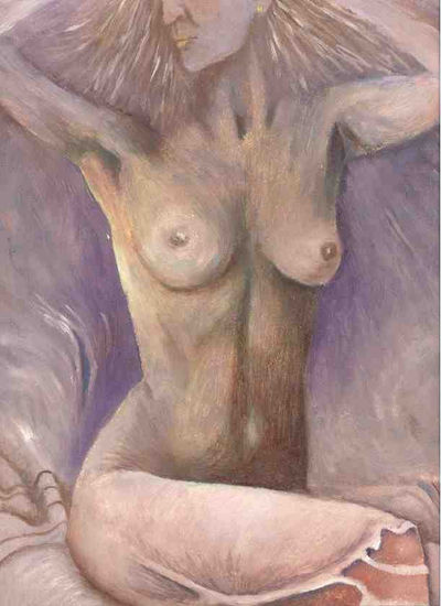 mujer rubia Oil Panel Nude Paintings