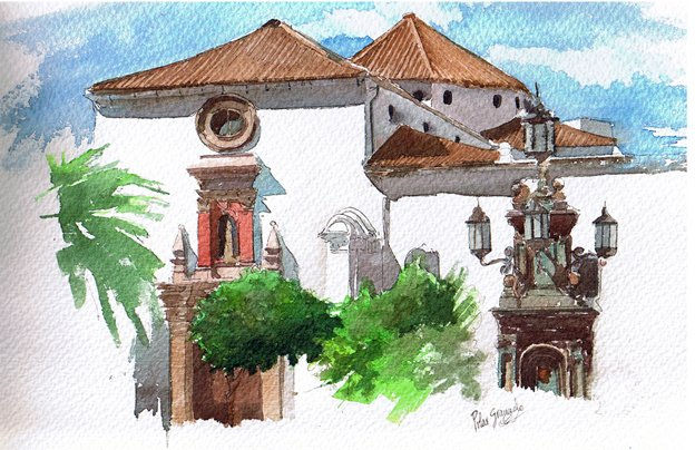 Tejados Watercolour Paper Landscaping