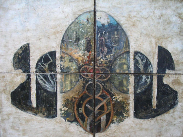 Serie La sombra del tiempo Acrílico Lienzo Otros