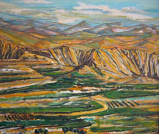 Valle del Andarax Oil Canvas Landscaping