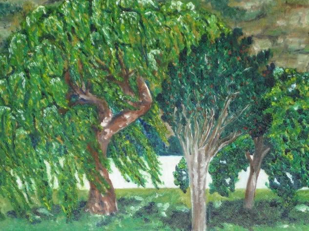 arbres Oil Canvas Landscaping