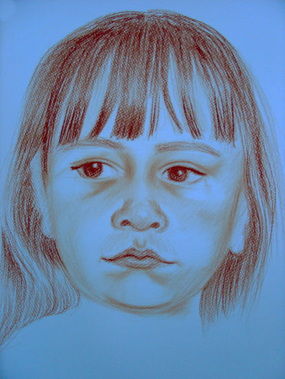 Retrato de Niña Sanguine