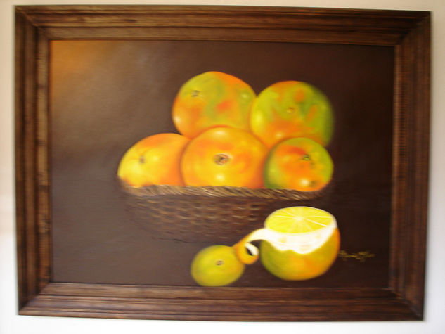 Naranjas Tangüelos Oil Canvas