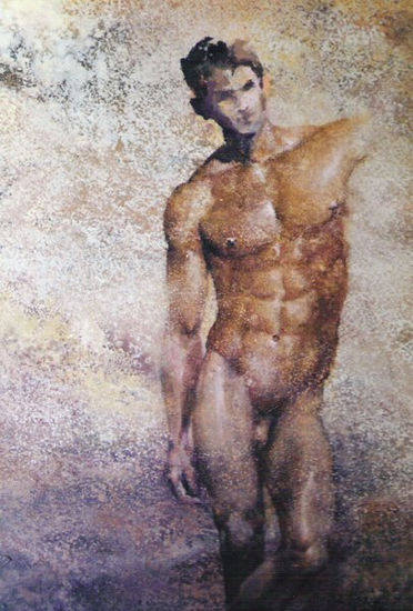 desnudo Óleo Lienzo Figura