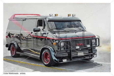 The A Team . Van.