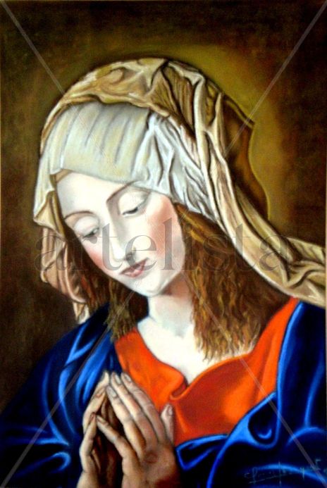 Virgen rezando
